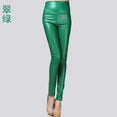 LeatherThin Velvet Pants Female Sexy