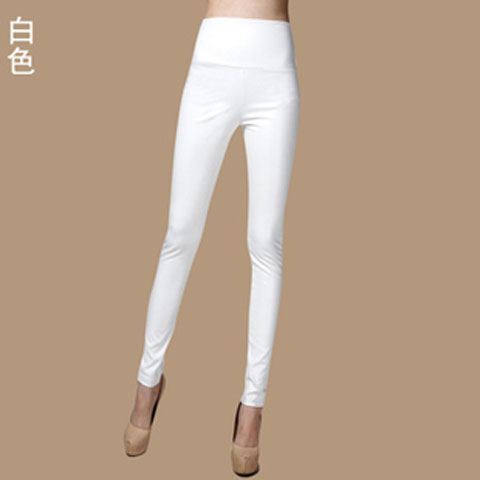 LeatherThin Velvet Pants Female Sexy