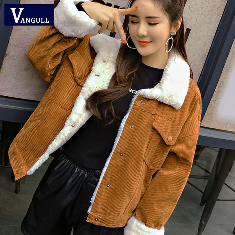 Bomber Winter Jacket Cute Outwear