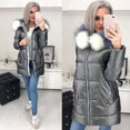 Fur Hooded Women Winter Coat