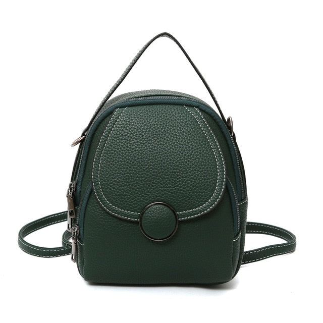 Leather Backpack Mini Soft Touch