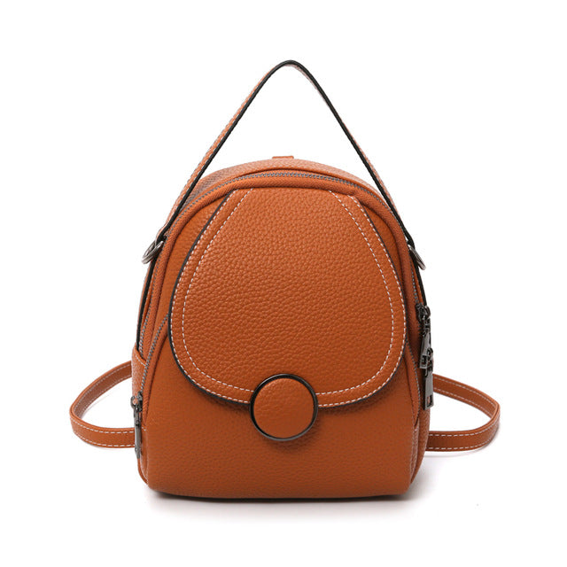 Leather Backpack Mini Soft Touch