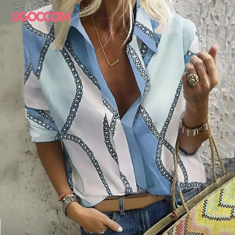 Elegant Long Sleeve Blouse Moda