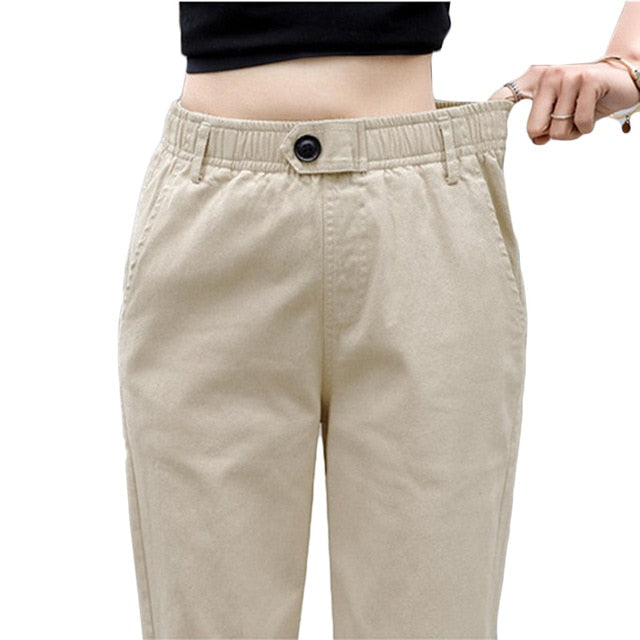 High waist Casual Pants