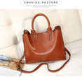 Leather Handbags Big Women Bag