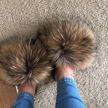 2020 Women Furry Slippers