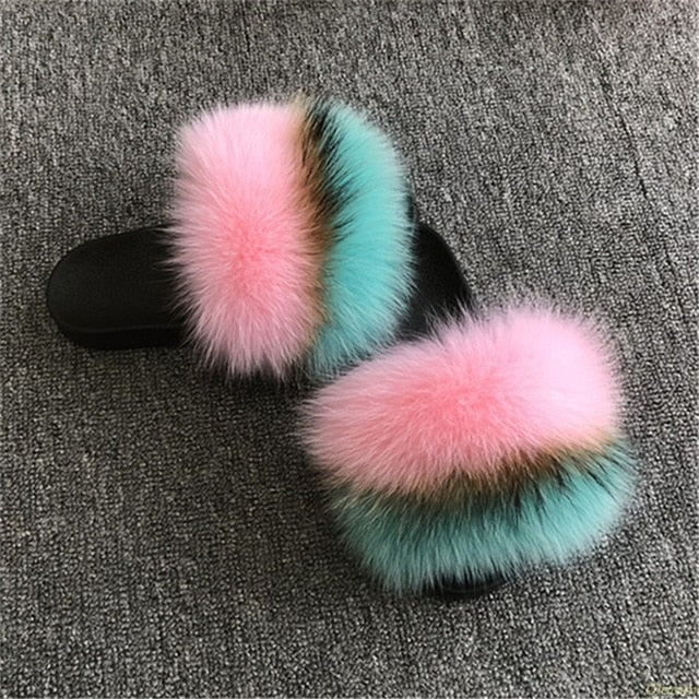 2020 Women Furry Slippers