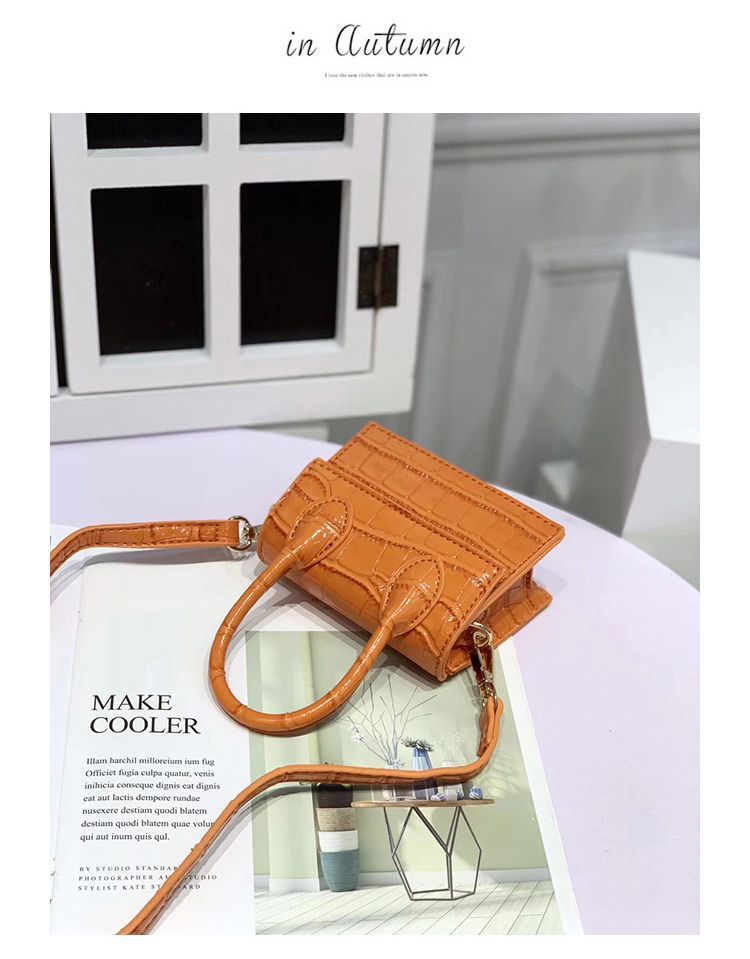 Square bag Quality PU Leather