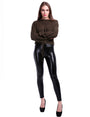 Women Plus Size Winter Leather Pants