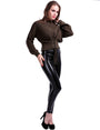 Women Plus Size Winter Leather Pants