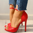 Stiletto Super Peep Toe shoes