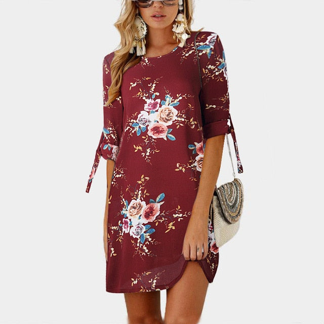 2020 Women Summer Dress Boho Style Dress