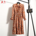 Office Polka Dot Vintage Women Dresss