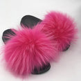 Flip Flop Women Fur Slipper