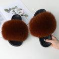 Flip Flop Women Fur Slipper