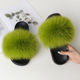 Flip Flop Women Fur Slipper