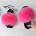 Flip Flop Women Fur Slipper