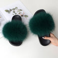 Flip Flop Women Fur Slipper