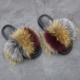 Flip Flop Women Fur Slipper