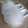 Flip Flop Women Fur Slipper