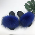 Flip Flop Women Fur Slipper