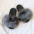 Flip Flop Women Fur Slipper