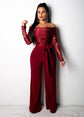 Jumpsuit Women Sexy Off Shoulder Slash