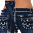 Plus Size Jeans Woman Skinny Pockets