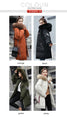 Winter Jacket Women Fur Hooded