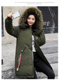 Winter Jacket Women Fur Hooded