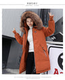 Winter Jacket Women Fur Hooded