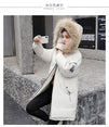 Winter Jacket Women Fur Hooded