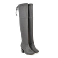 Flock Leather Women Over The Knee Boots