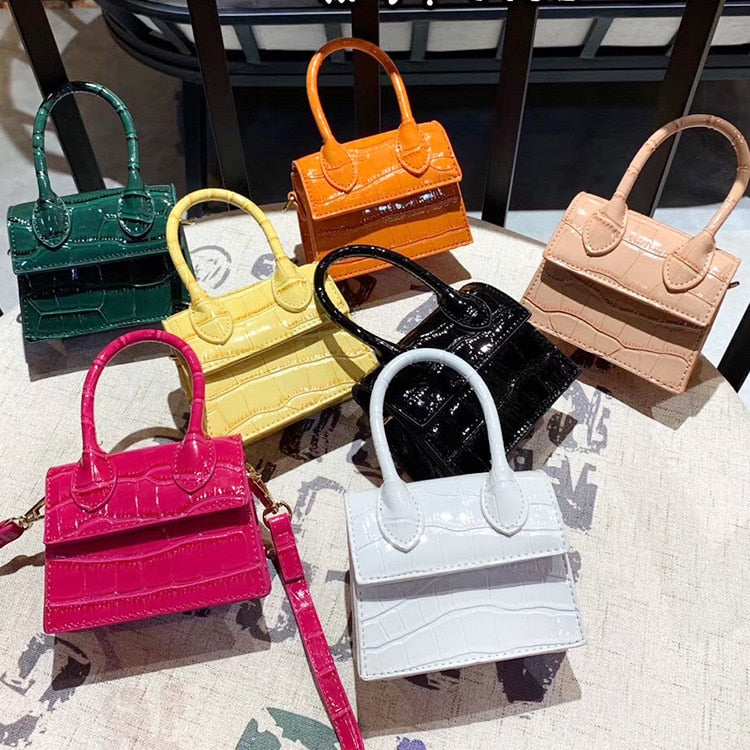 Square bag Quality PU Leather