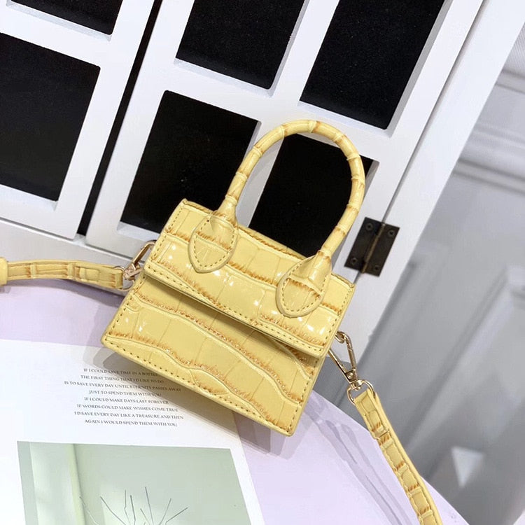 Square bag Quality PU Leather