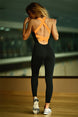 One Piece Clothing Backless Sport Suit