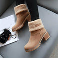 Fur Warm Snow Boots Ladies