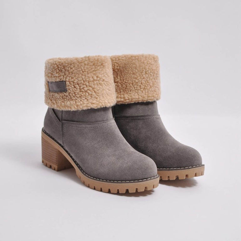 Fur Warm Snow Boots Ladies