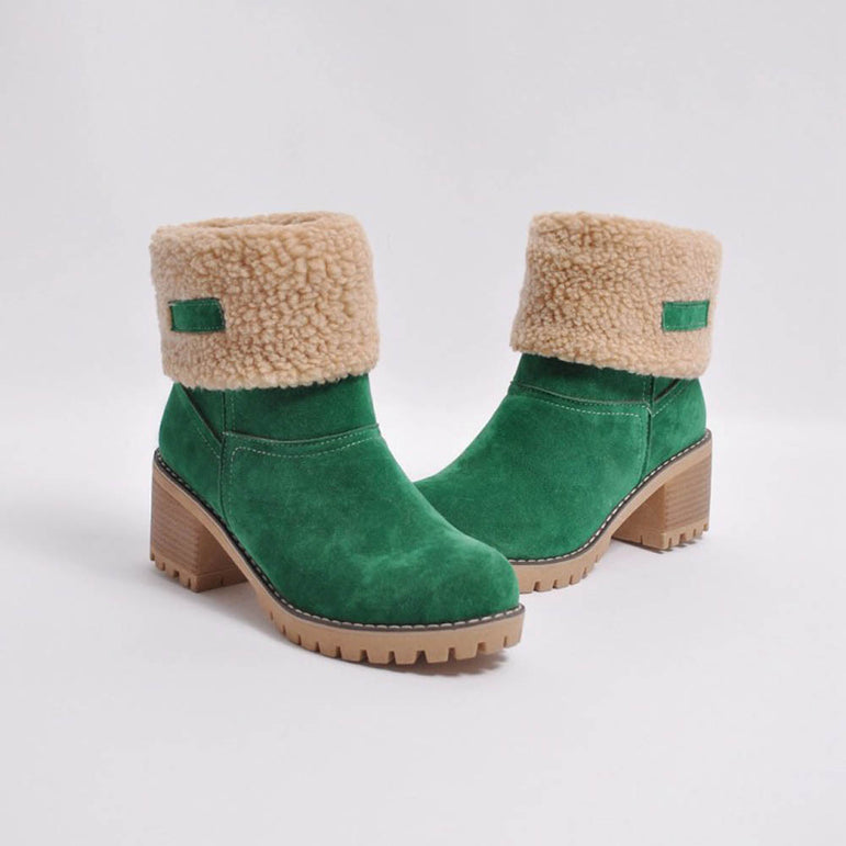 Fur Warm Snow Boots Ladies