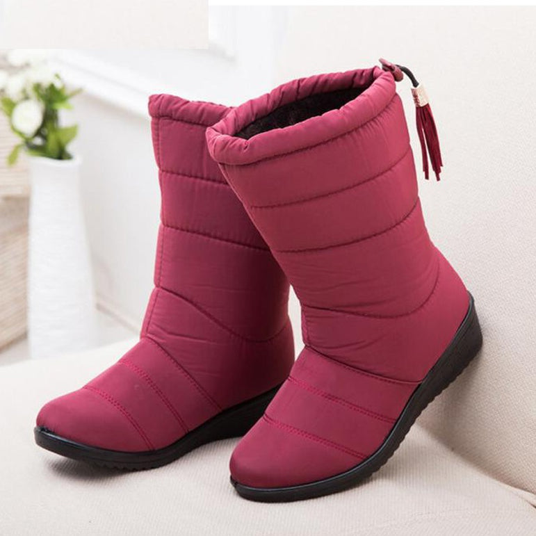 Winter Women Ankle Boots Waterproof