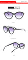 Classic retro cat eye women sunglasses