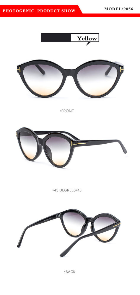 Classic retro cat eye women sunglasses