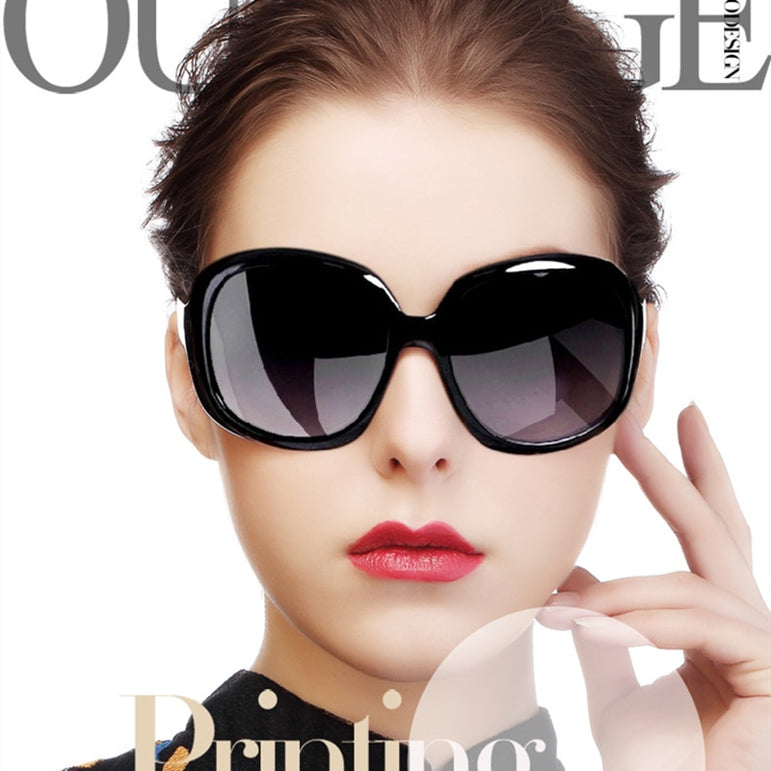 Retro Classic Sunglasses Women Oval Shape