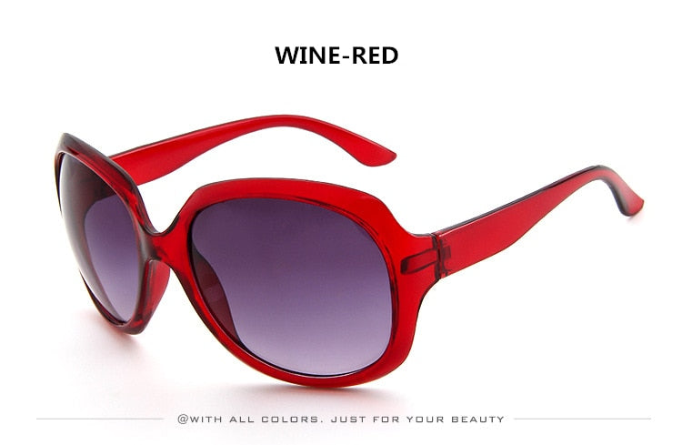 Retro Classic Sunglasses Women Oval Shape