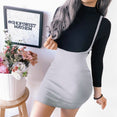 Bodycon Shoulder Straps High Waist Skirt