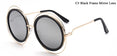 Oversized Round Sunglasses Female Shades Mirror