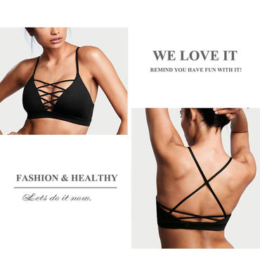 New Active Yoga Running Wear Gym Bra Women