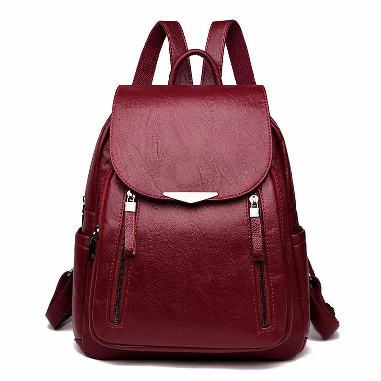 2020 Women Leather Backpacks