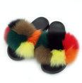 Women Real Fox Fur Slippers