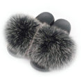 Women Real Fox Fur Slippers